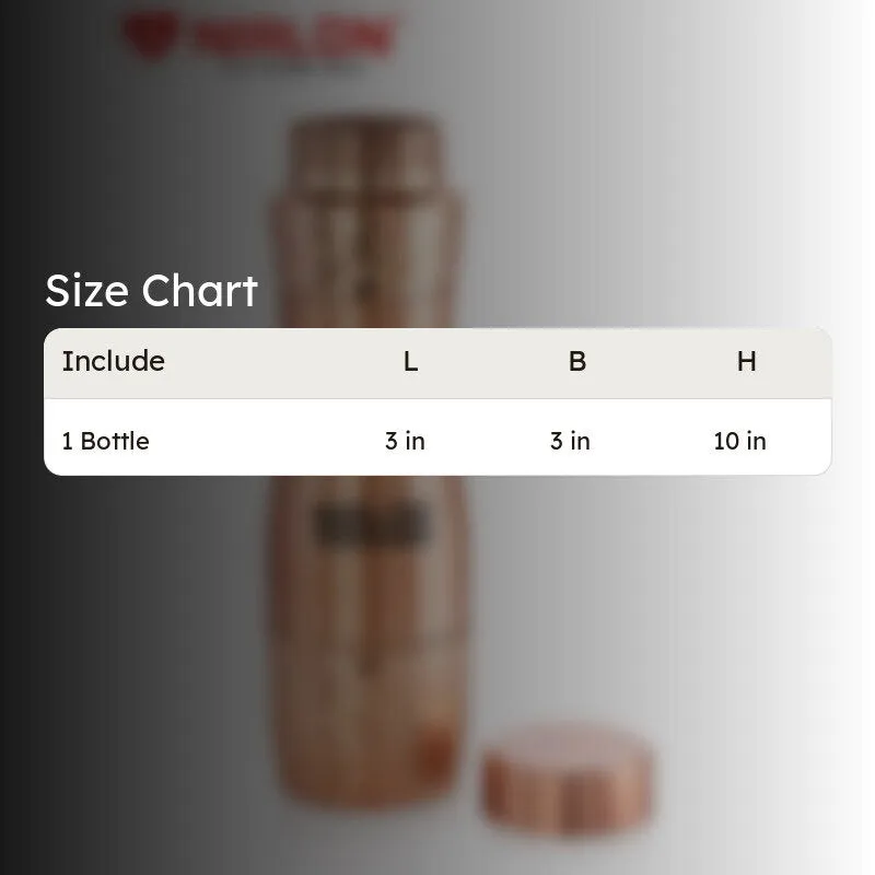 Sarmie Copper Water Bottle - 950 mL media 8