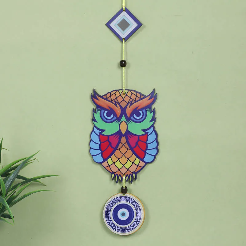 Color Burst Hoot MDF Wall Hanging media 1