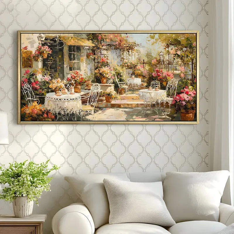 Vintage Terrace Street Europe Wall Art media 3