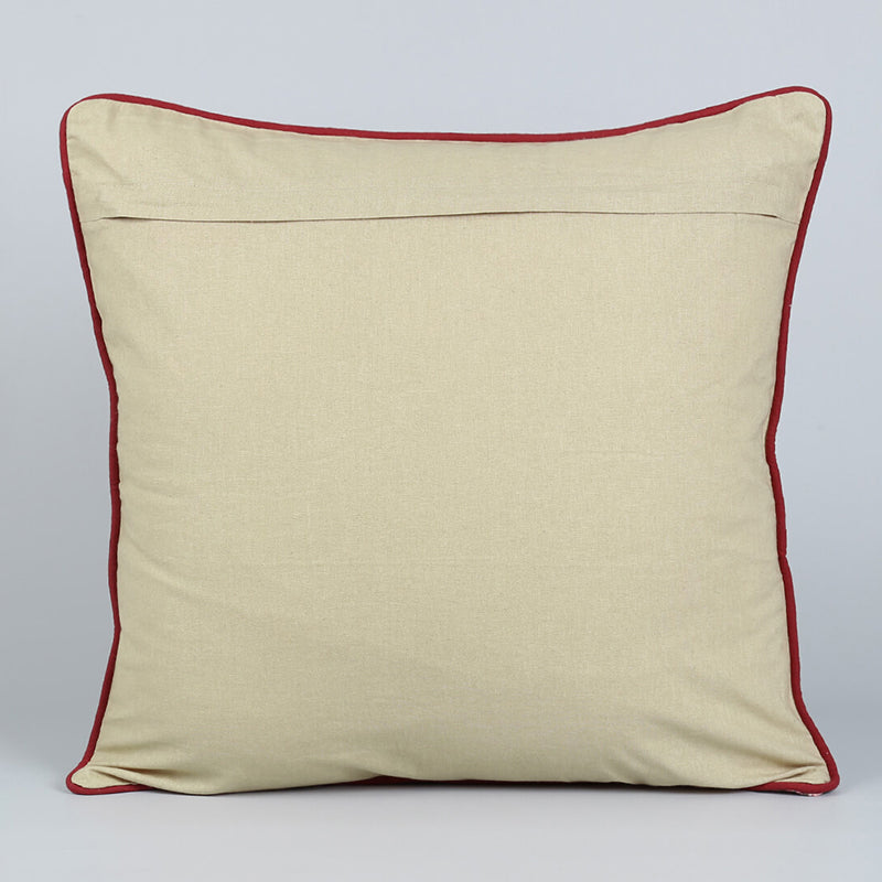 India Circus Botanic Plume Printed Cotton Cushion Cover - Set Of Two media 5