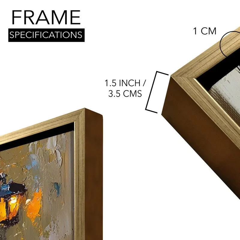 Garden Market Canvas Wall Painting With Frame media 8