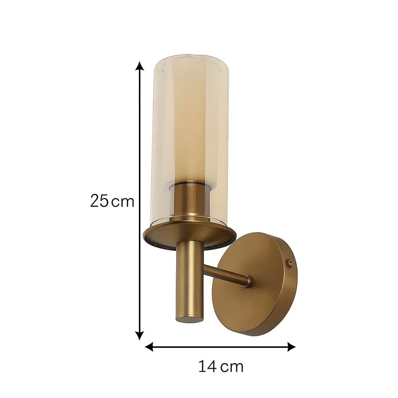 Arlado Glass & Metal Wall Lamp media 6