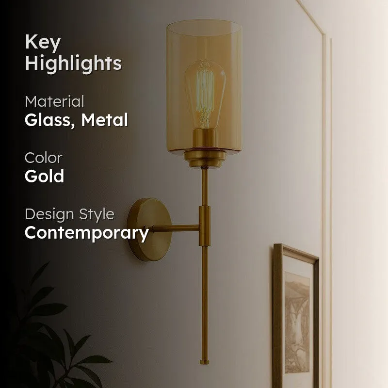 RadianceFlex Multi-Style Glass & Metal Wall Lamp media 2
