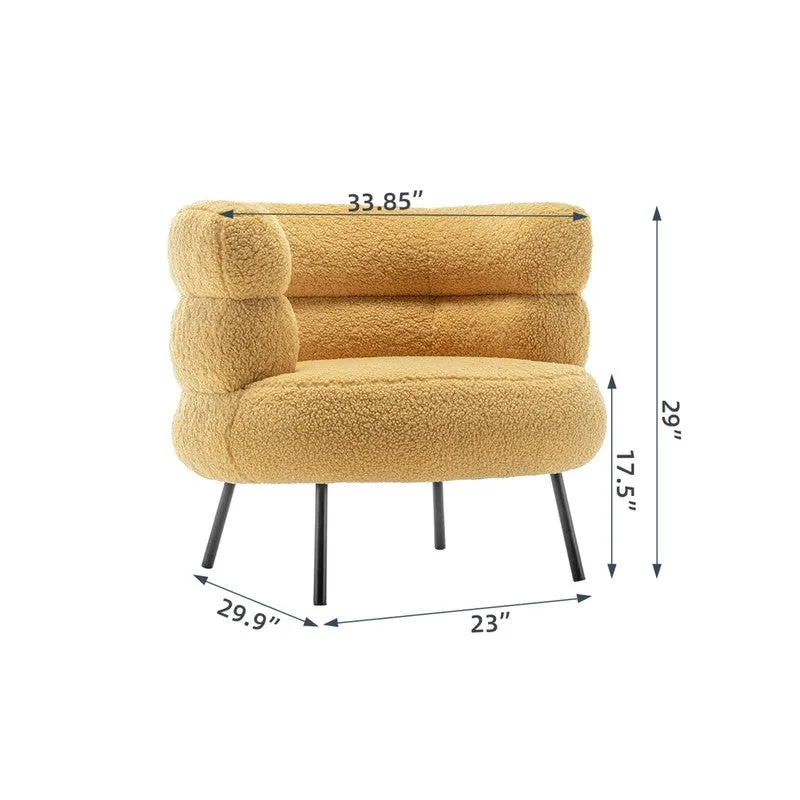 Clive Accent Chair - Yellow media 5