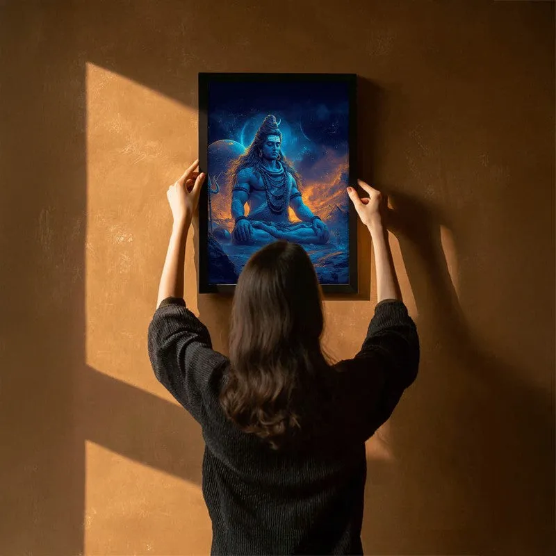 Peaceful Mahadev Meditating II Archival Paper Wall Art media 6