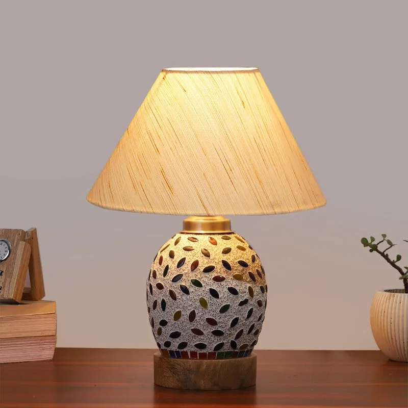 Baskora Wooden Table Lamp - Multicolor media 3