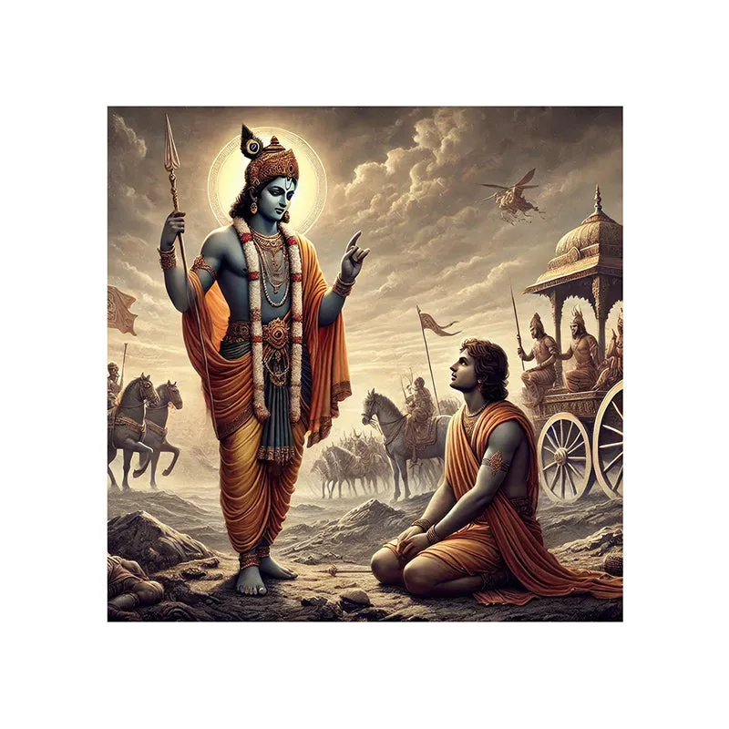 Vasudeva Wall Painting media 4