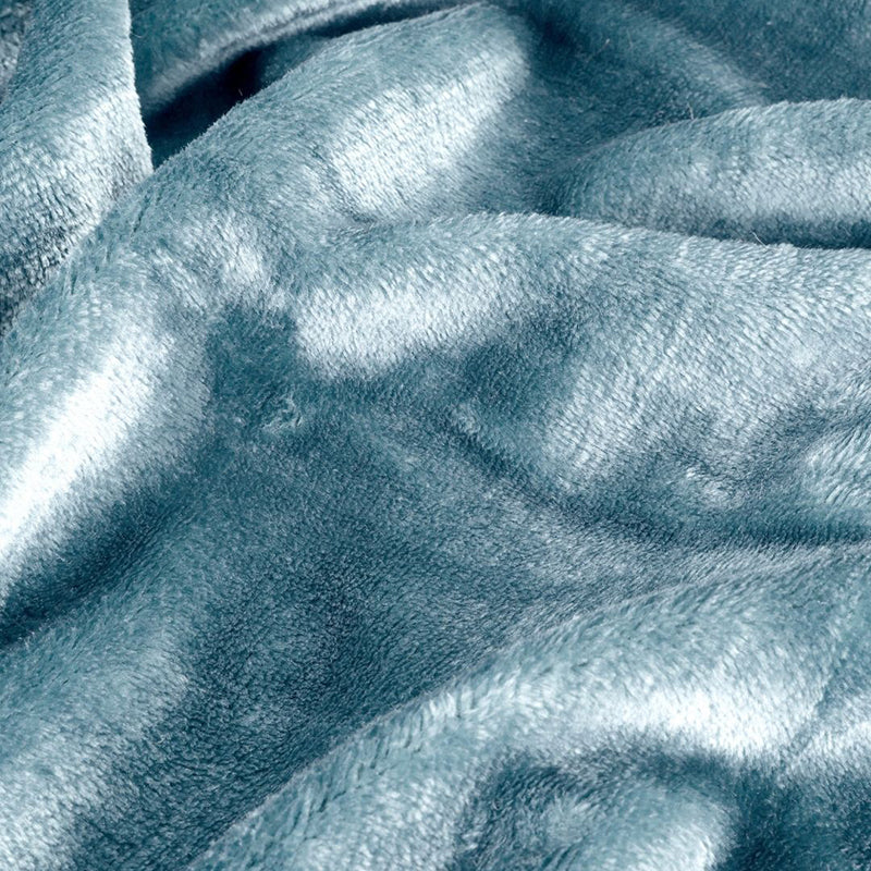 Casselle  Velvet Bedsheet (Sky Blue) - 300 GSM media 7