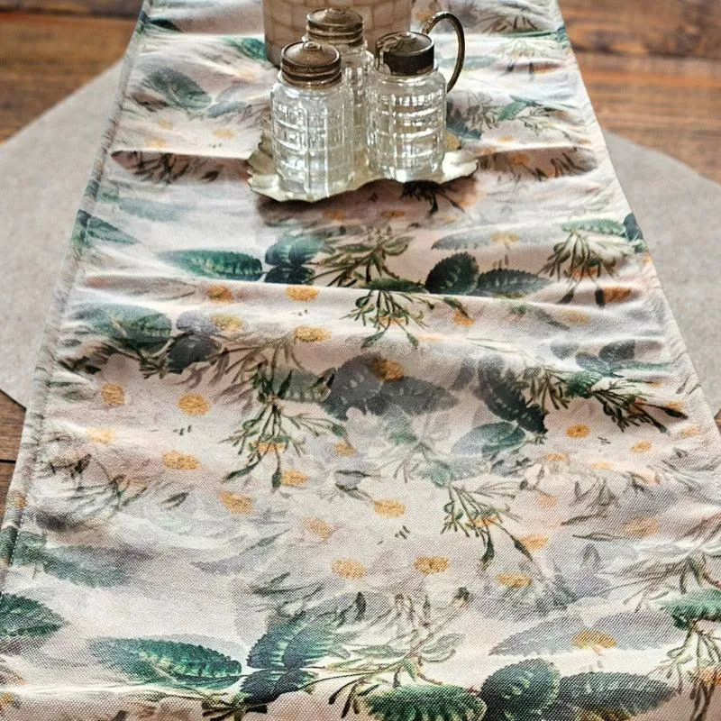Yira Garden Poly Canvas Table Runner media 3
