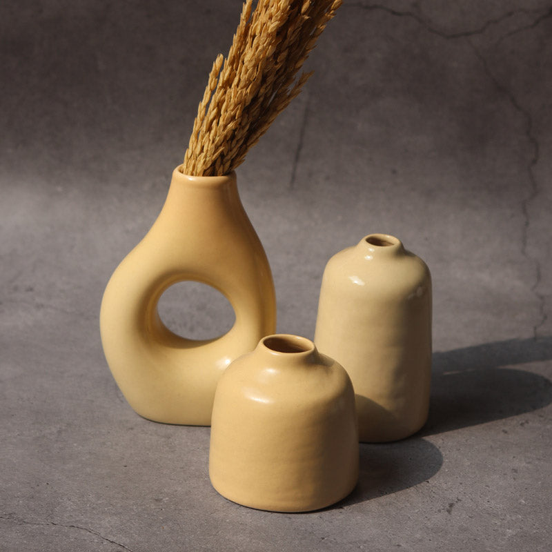 Jila Ceramic Vase - Three Piece Set