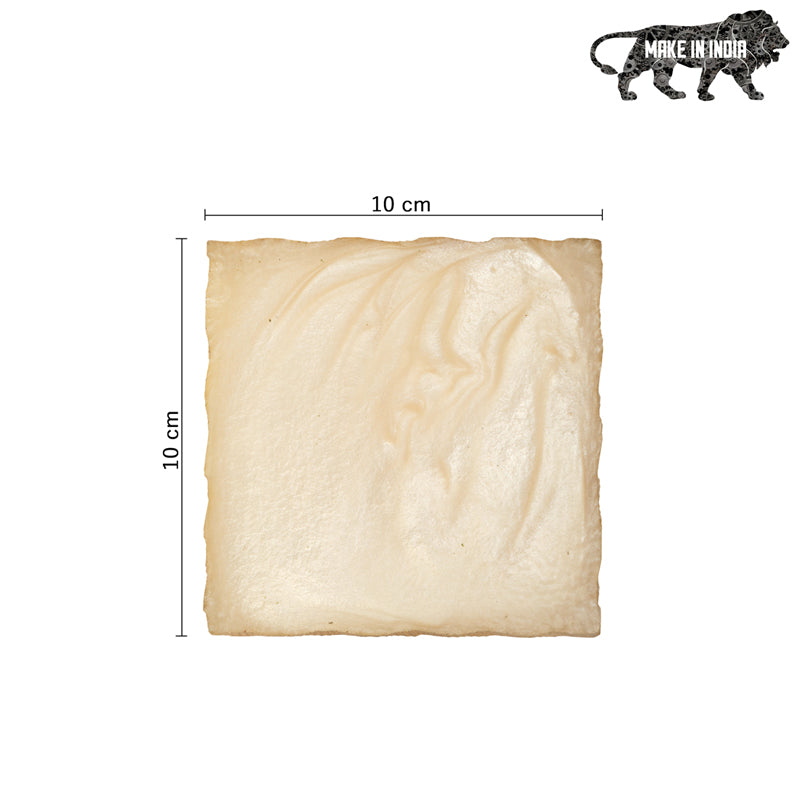 Nuxa Resin Coaster With Stand (Cream) - Seven Piece Set media 6