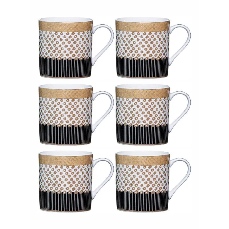 Sonaki Giselle Charm Bone China Tea Cup (210 mL Each) - Set Of Six media 3