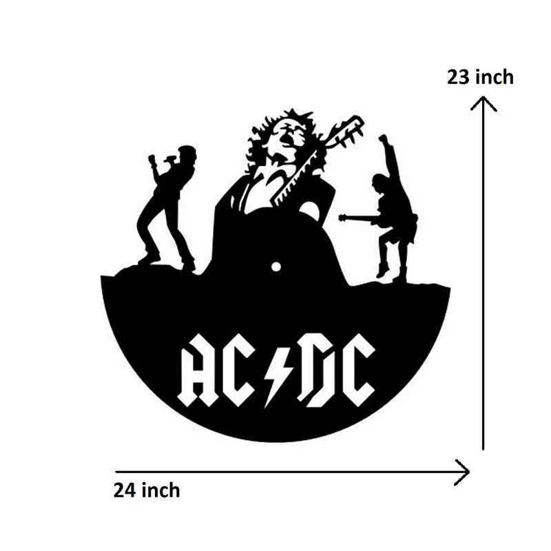 Ac Dc Black Iron Wall Accent media 5