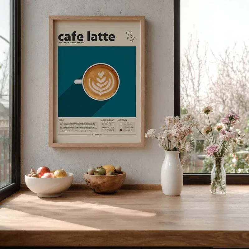 Barista Bloom Archival Canvas Wall Art - Brown media 7