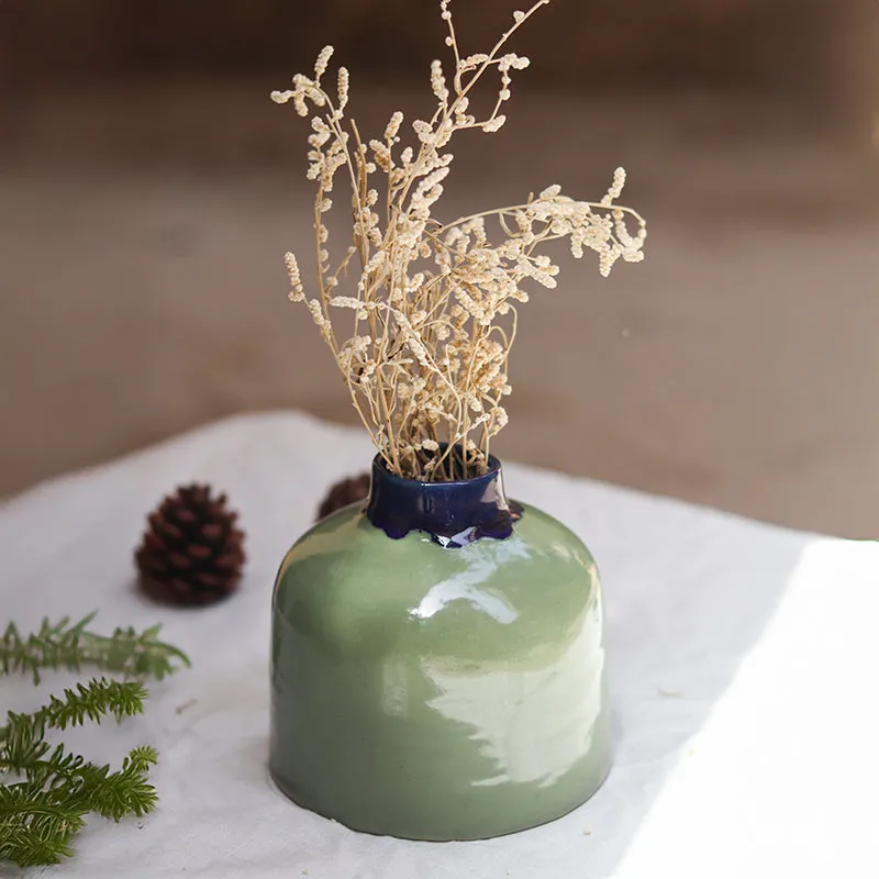 Cinzia Ceramic Vase - Green media 1