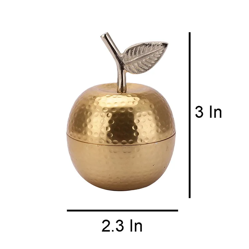 Grand Apple Accent Bowl - Gold media 5