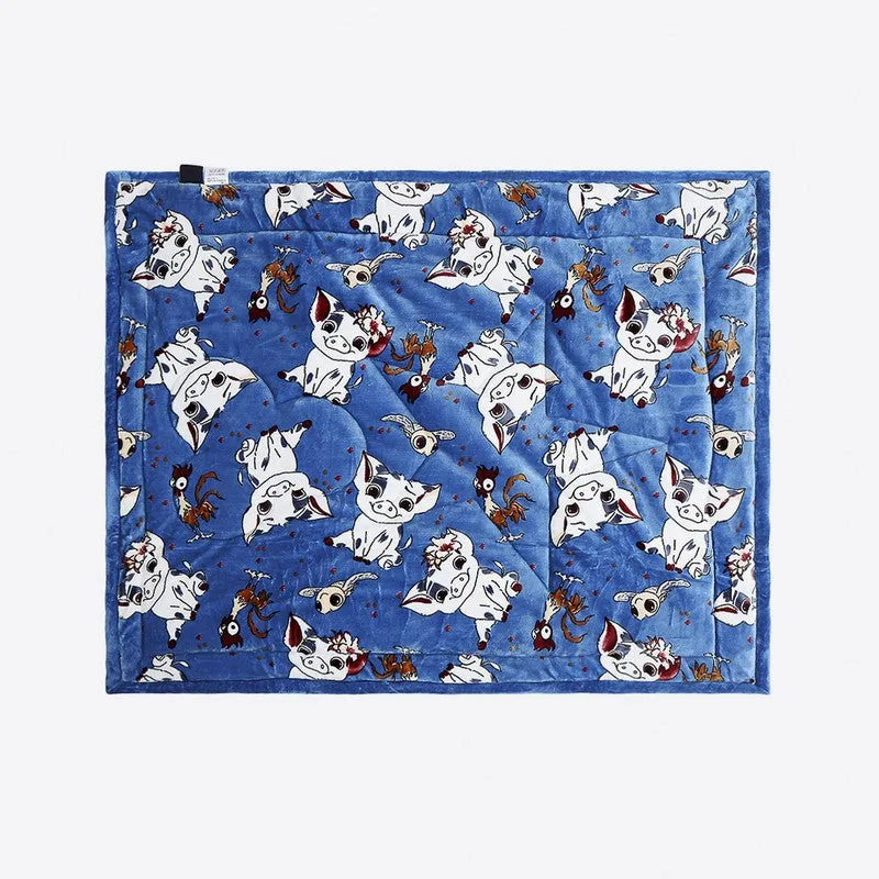 Monte Carlo Whimsical Cow Kids Blanket (Blue) - 1400 GSM media 3