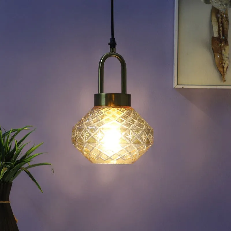 Vintage Style Pendant Glass Ceiling Lamp media 4