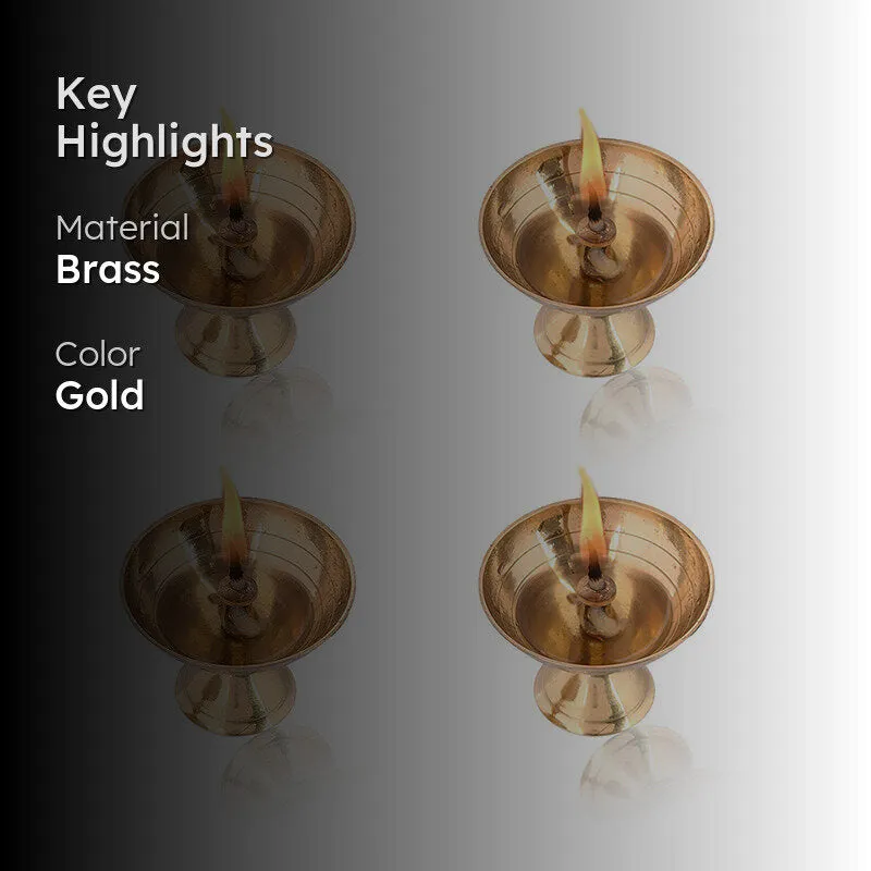 Pyali Pooja Diya - Set Of Four media 2
