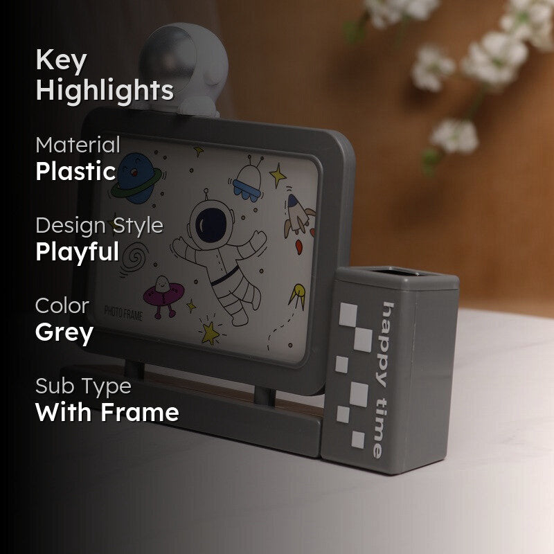 Cosmo Aura Plastic Photo Frame - Grey media 2