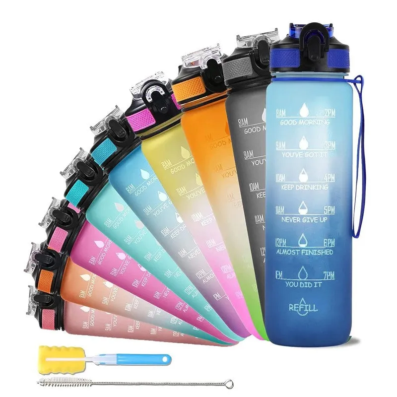 Solara Sportiq Plastic Water Bottle (1000 mL) - Blue media 7