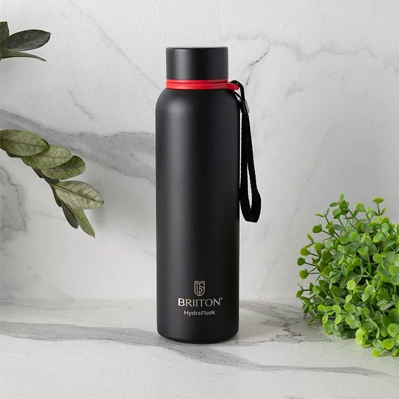Aqueous Hot & Cold Thermos Water Bottle (Black) - 750 mL media 1