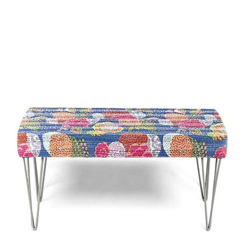 Exoro Sheesham Wooden Bench - Multicolor media 5