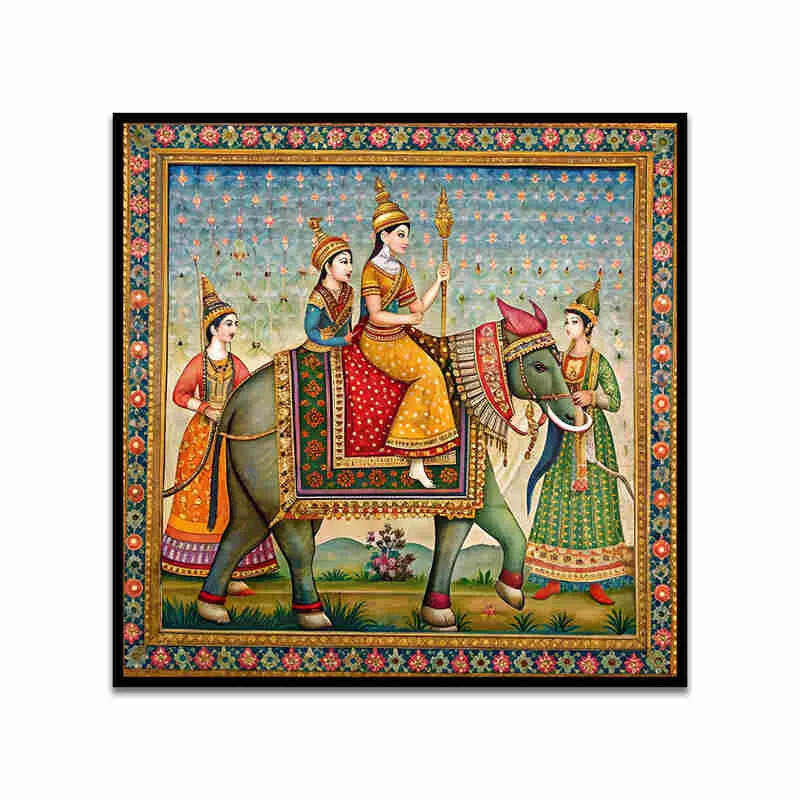 Royal Parade Canvas Wall Art With Frame media 4