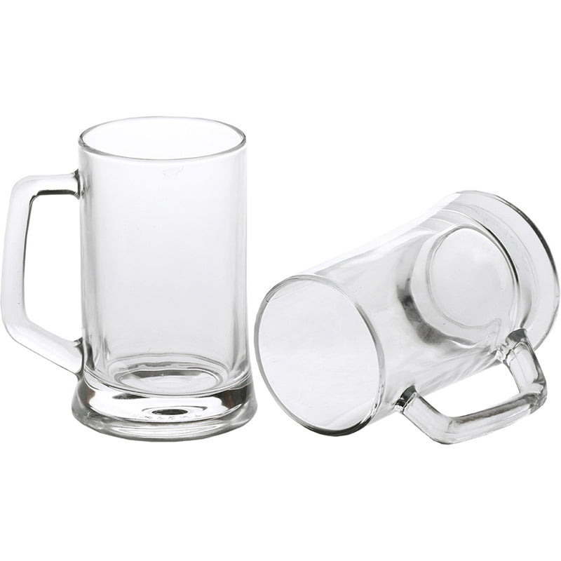 Classic Glass Beer Mug Set - 400 ML
