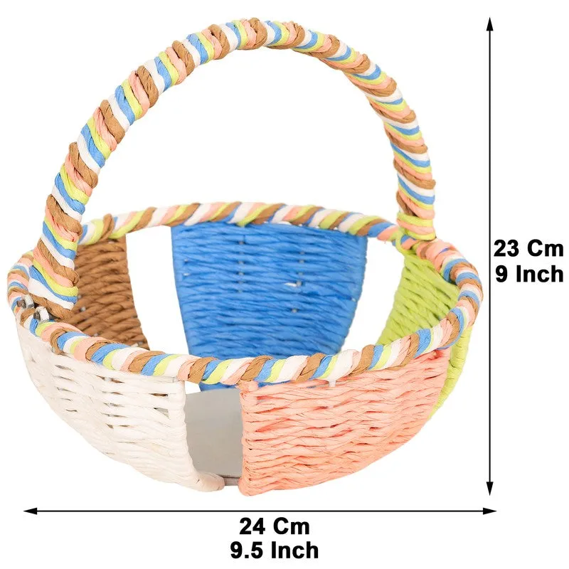 EcoBloom (Raffia,Metal) Fruit Basket media 7