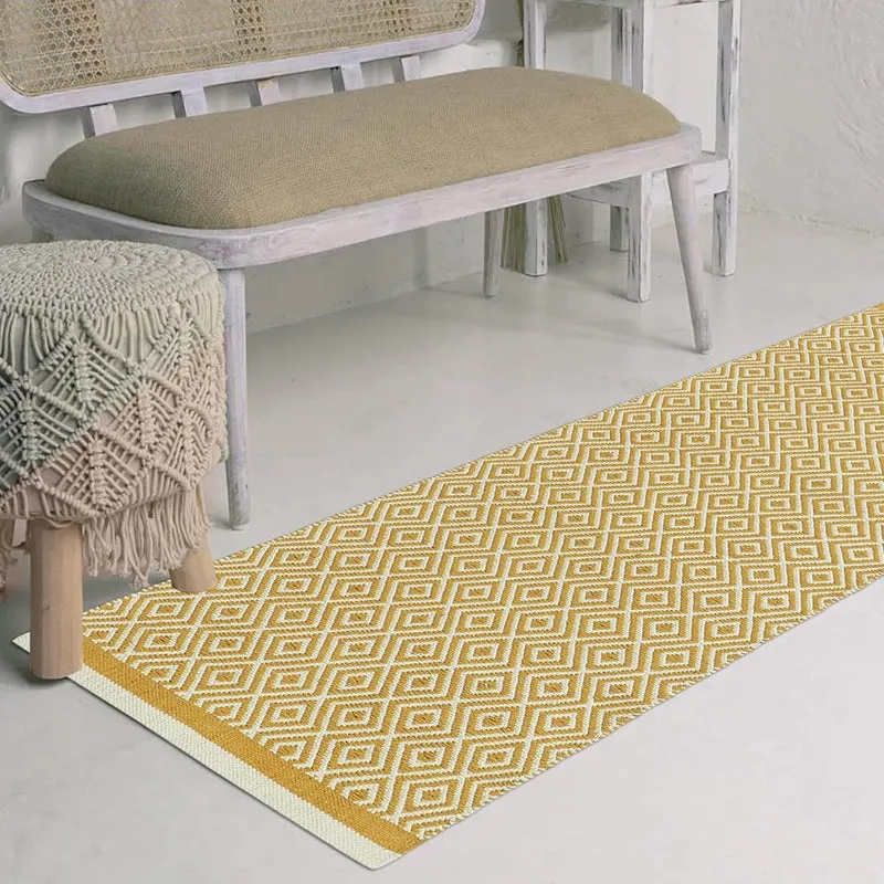 Earthica Cotton Runner Rug - Yellow media 4