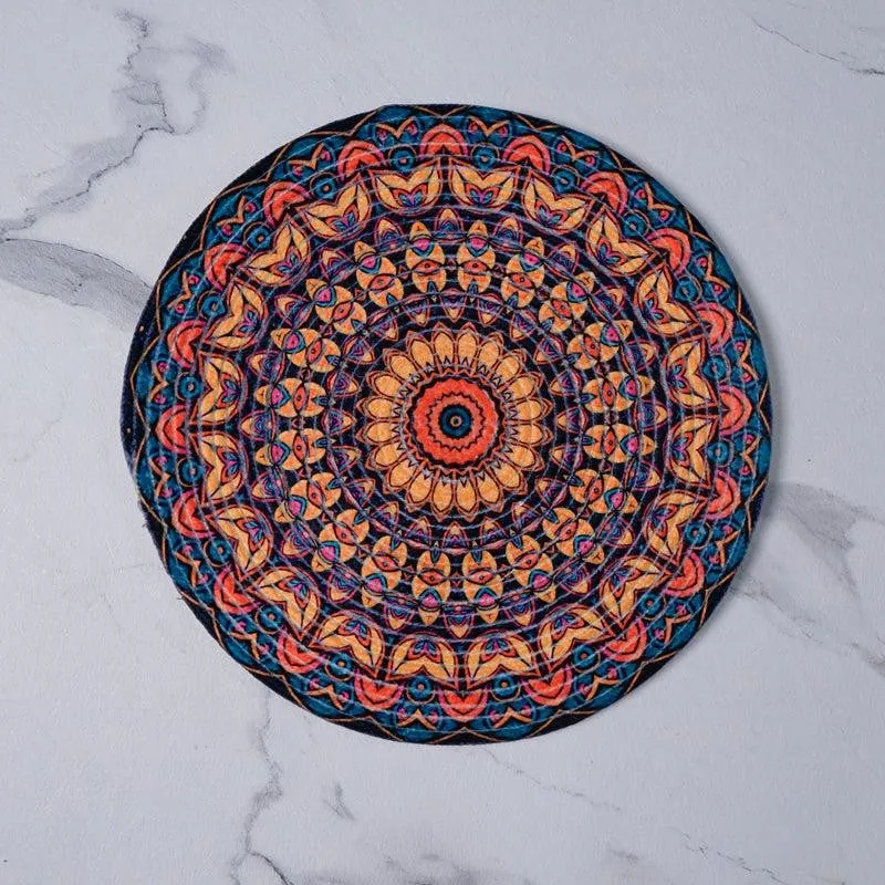 Mandala Heritage Jute Table Mat - Single Piece media 3