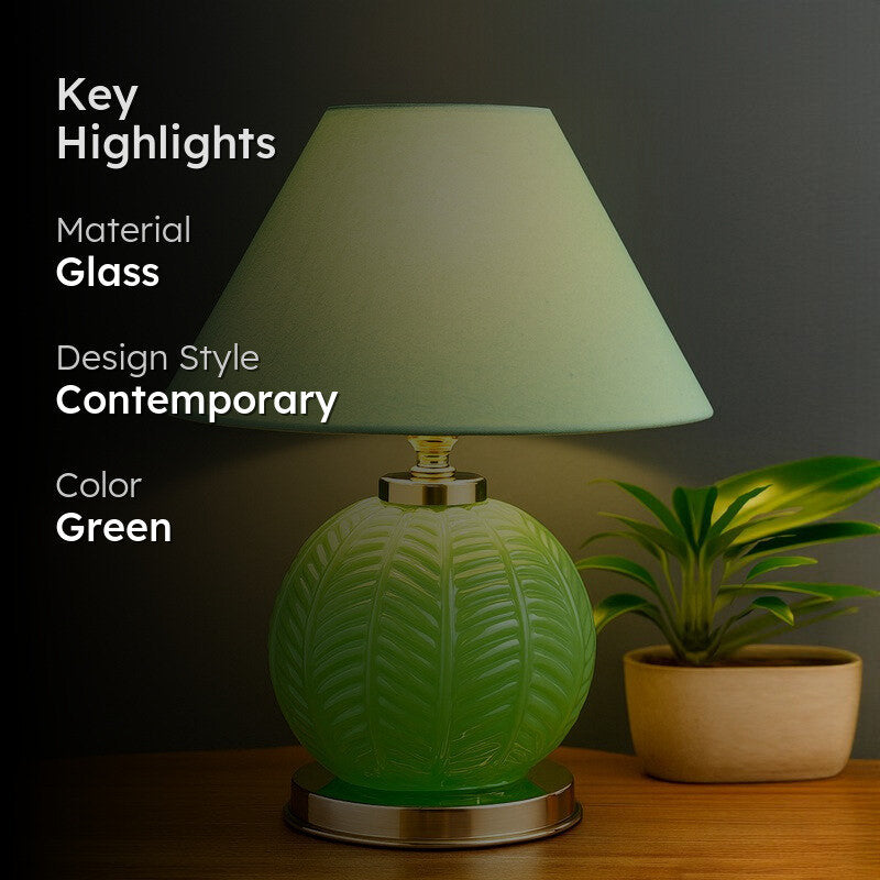 Transella Shine Glass Table Lamp - Green media 2