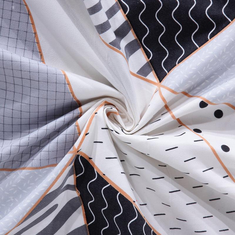 Archie Geometric PolyCotton Bedsheet  - 150 GSM media 6