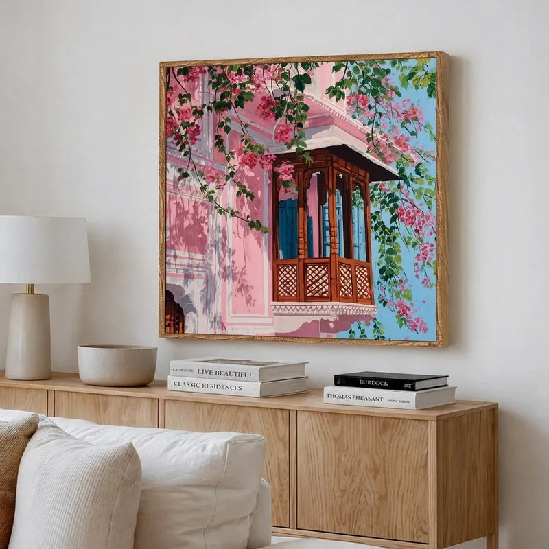 Verdant Soul Canvas Wall Art With Frame media 4