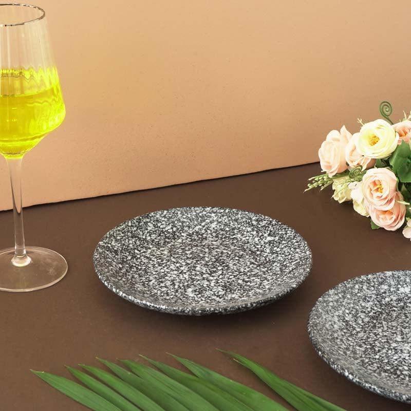 Far Grey Quarter Plate - Set Of Two