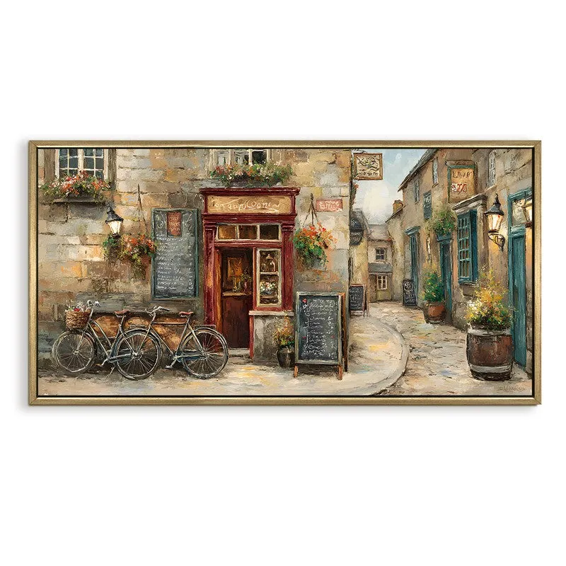 Timeless Europe Street Lane House Wall Art media 4