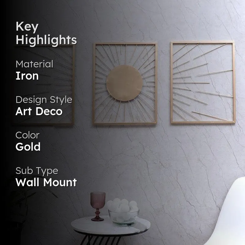 Surya Prakash Iron Wall Accent - Set Of Three media 2