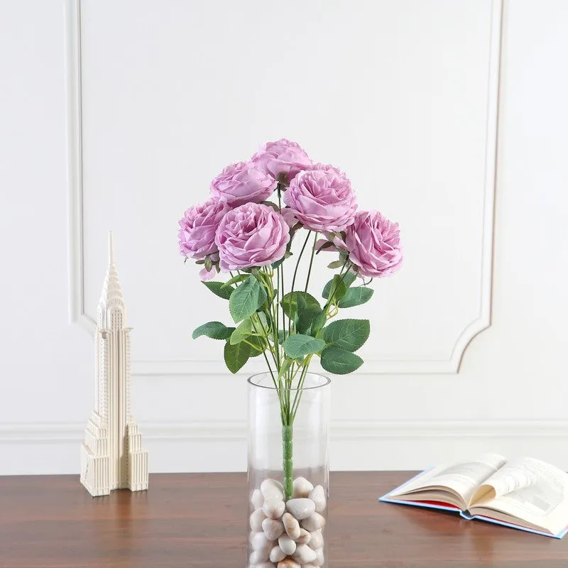 Petalisse Rose Fabric Artificial Flower - Pink media 3
