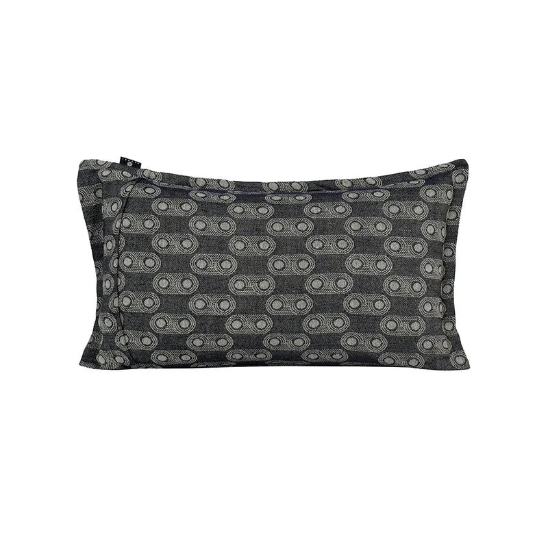 Hace Chroma Pillow Cover (Grey) - Set Of Two media 3