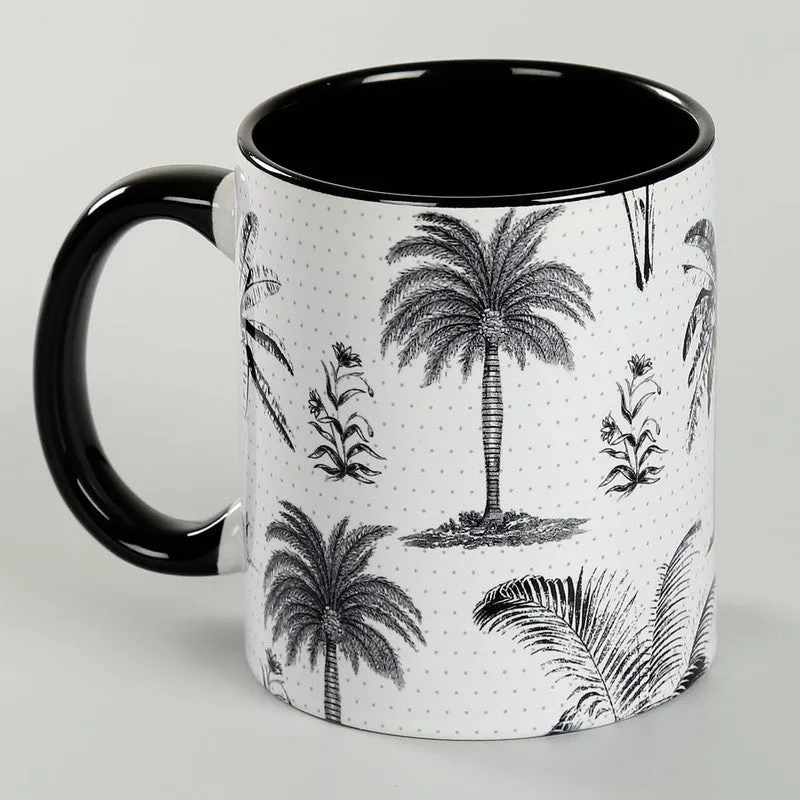 India Circus Monochrome Palms Coffee Mug (325 mL) media 3