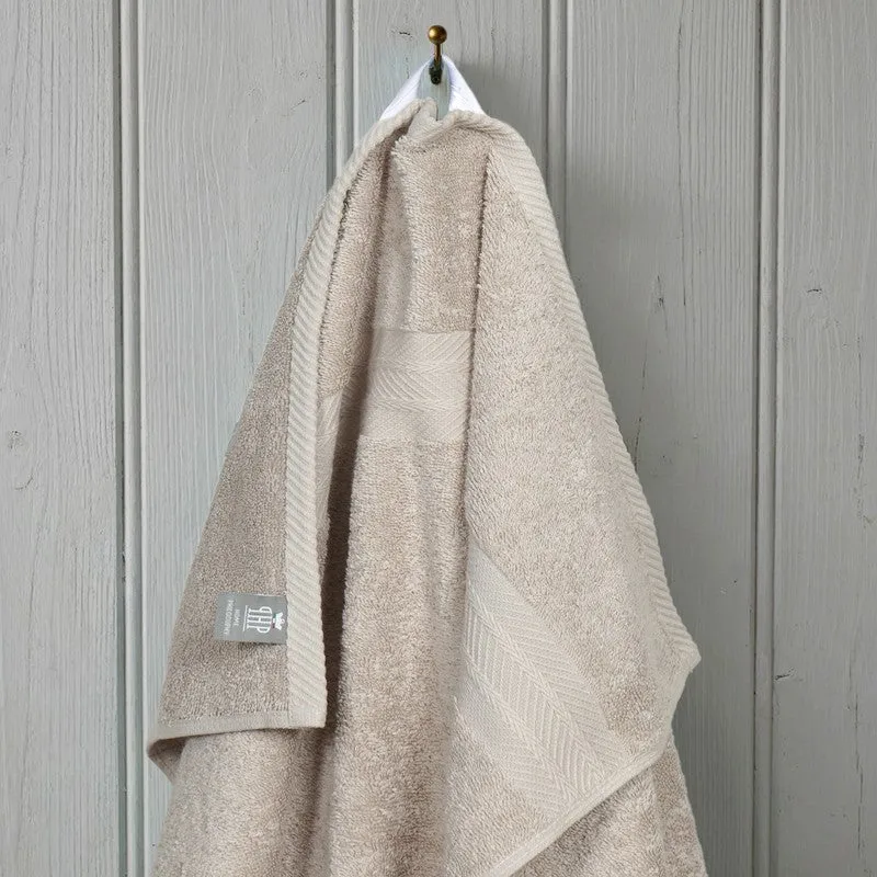 PlushAura Cotton Face Towel (Beige) - Set Of Four media 4
