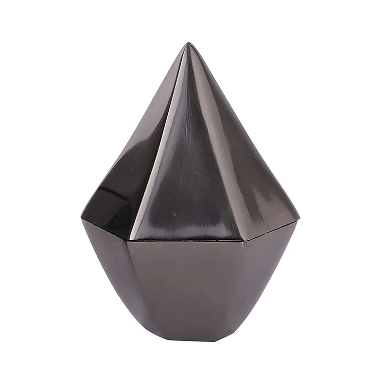Pyramid Decorative Jar (Black) - Small media 3