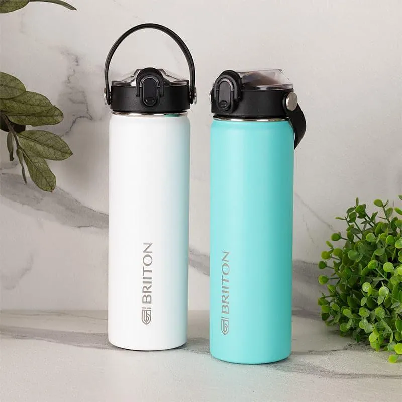 Fizz Fantasia Bottle (White & Sky Blue, 750 mL Each) - Set Of Two media 1