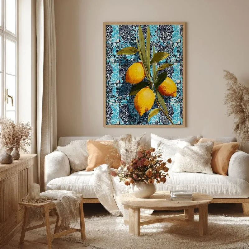 Vitamin Glow Canvas Wall Painting - Brown Frame media 4