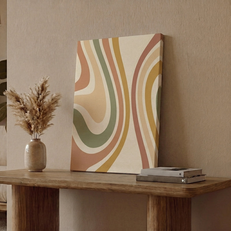 Luna & Linen Cotton Canvas Wall Painting