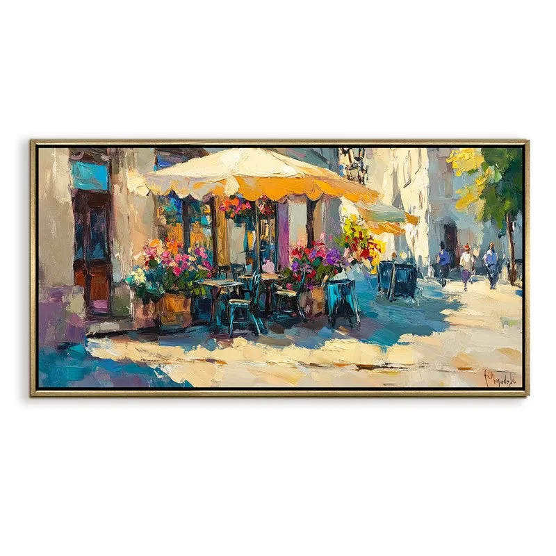 Bloomed Silence Canvas Wall Painting With Frame media 3