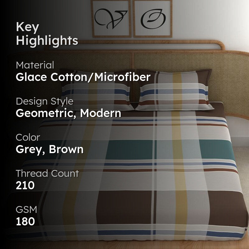 Reckitos Printed Microfiber Bedsheet - 180 GSM media 2