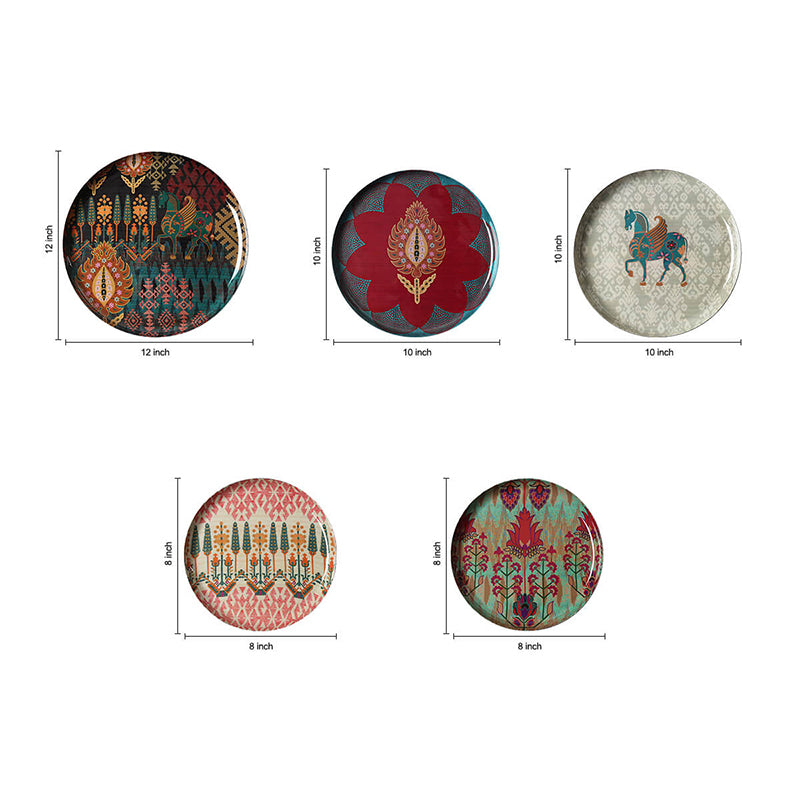 India Circus Nomad Stallion Iron Wall Plate - Set Of Five image 7