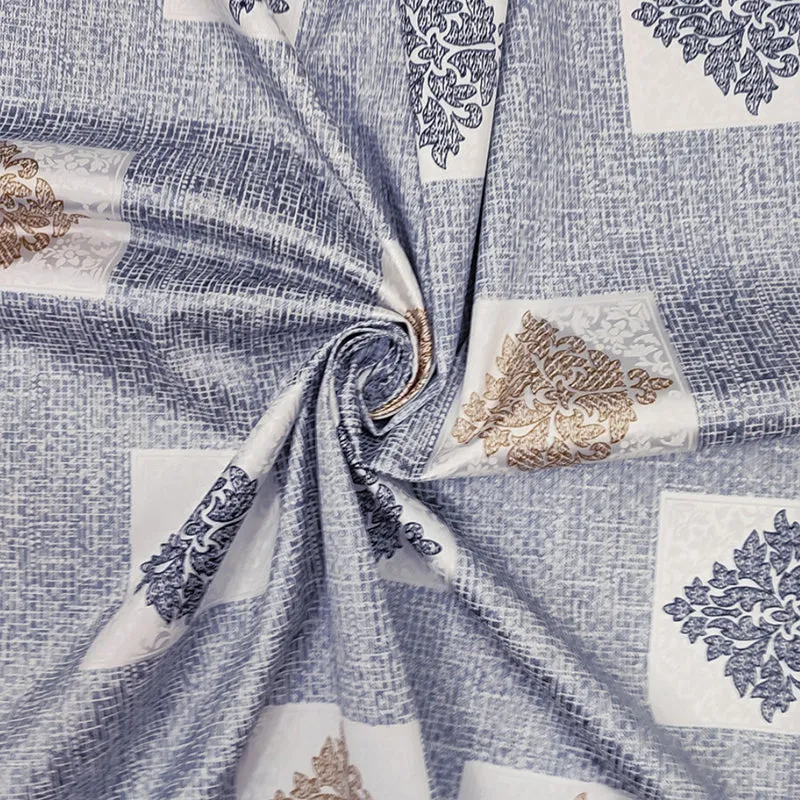 Reynard Geometric Artificial Silk Curtain media 5